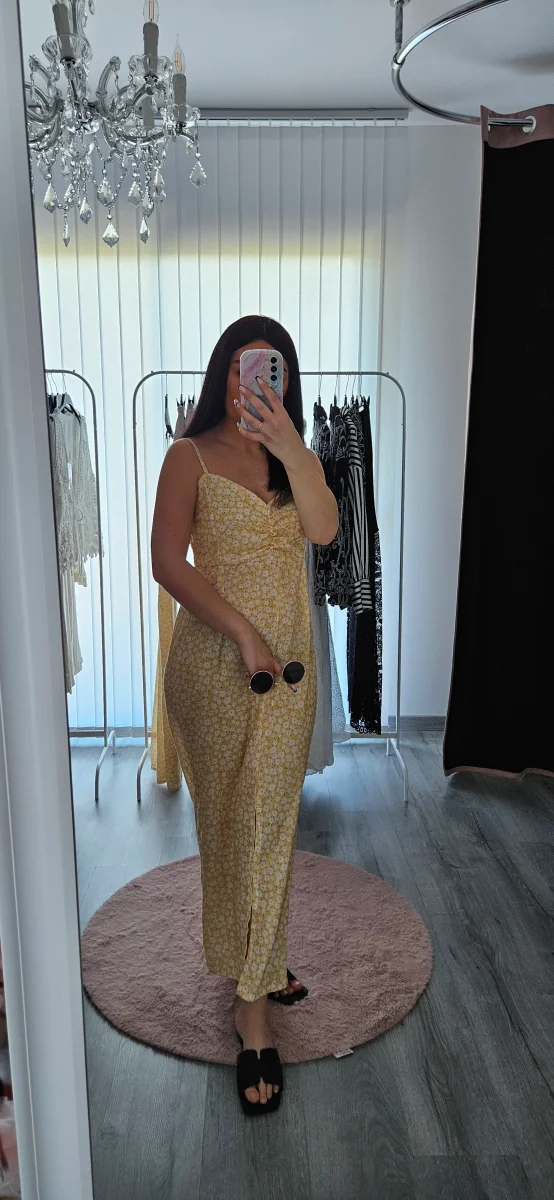 Robe Pâquerette Femme – Imprimé floral léger – Image 2