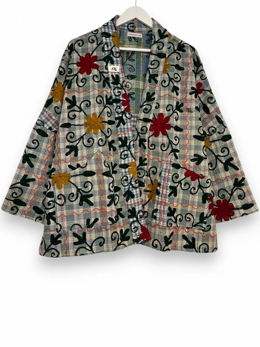 Veste Bengal Kantha brodé – Image 5