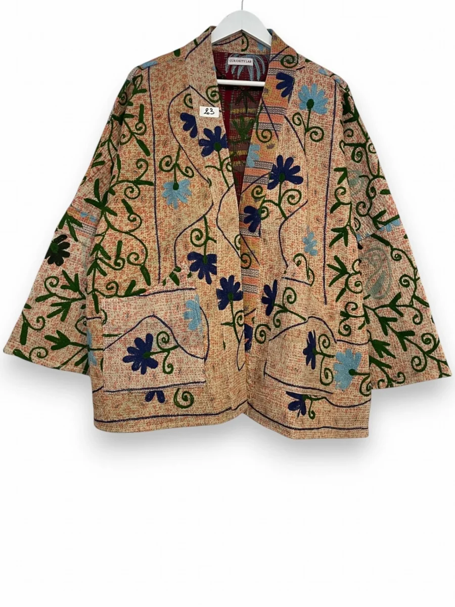 Veste Bengal Kantha brodé – Image 3