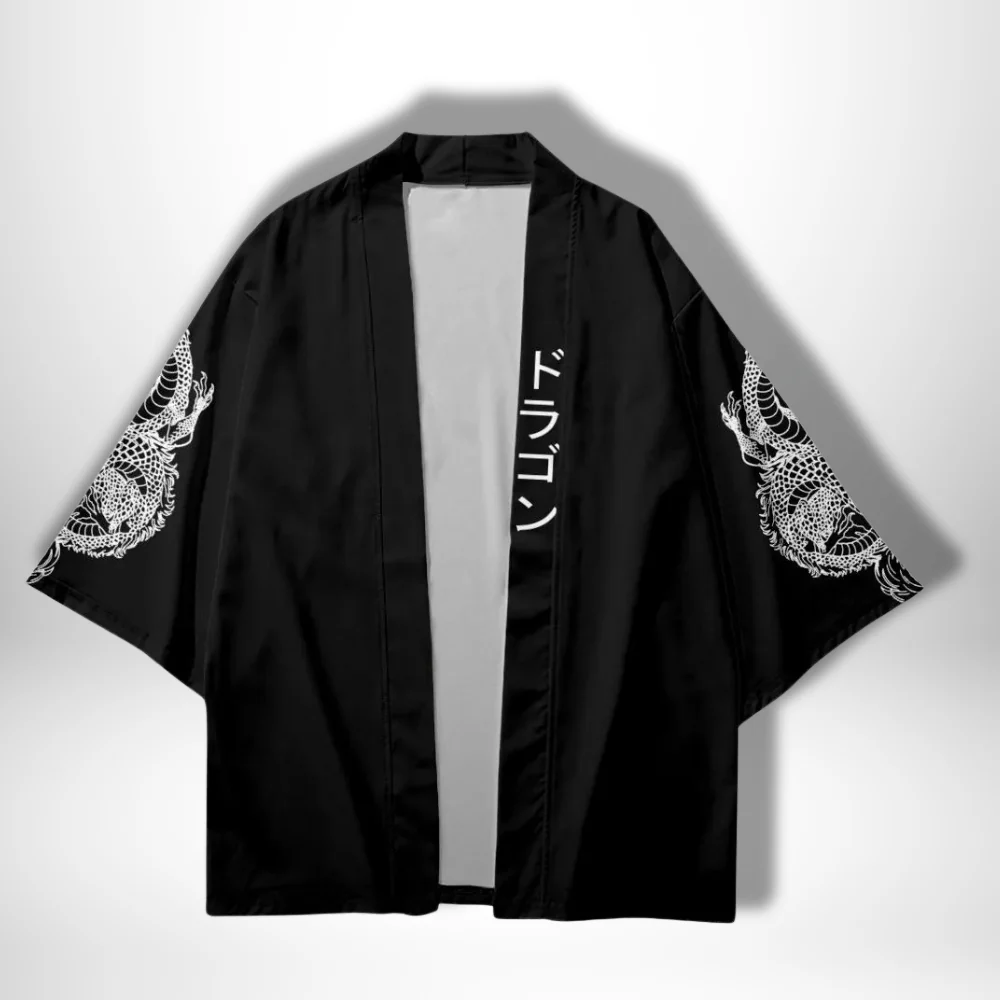 Veste de kimono streetwear pour homme