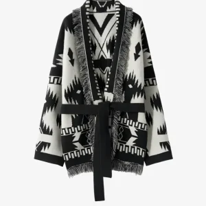 Veste Femme Style Kimono Aztèque