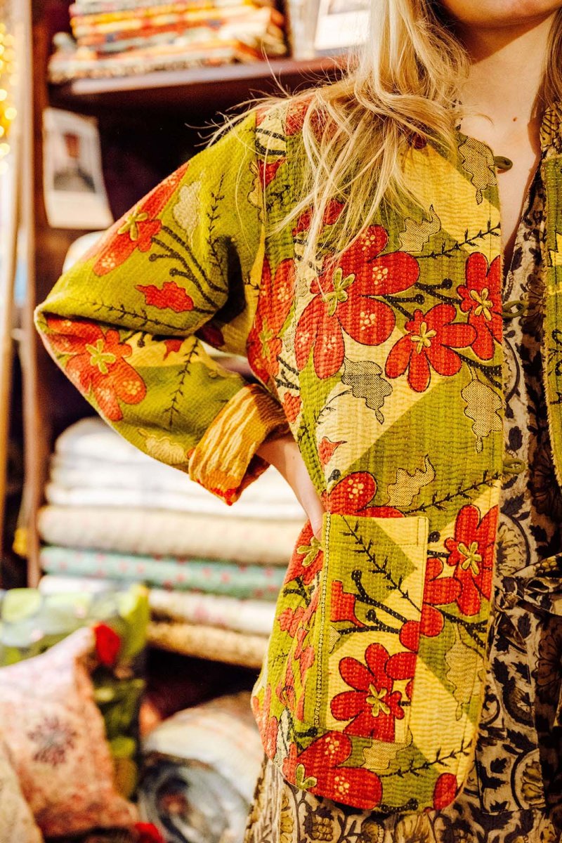 Veste Kantha Doublée Baniyaan – Image 6