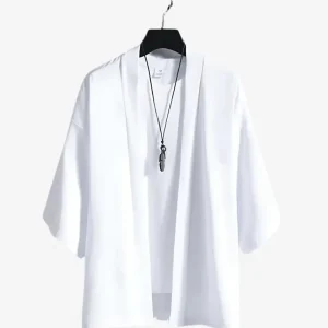 Veste Kimono Blanc