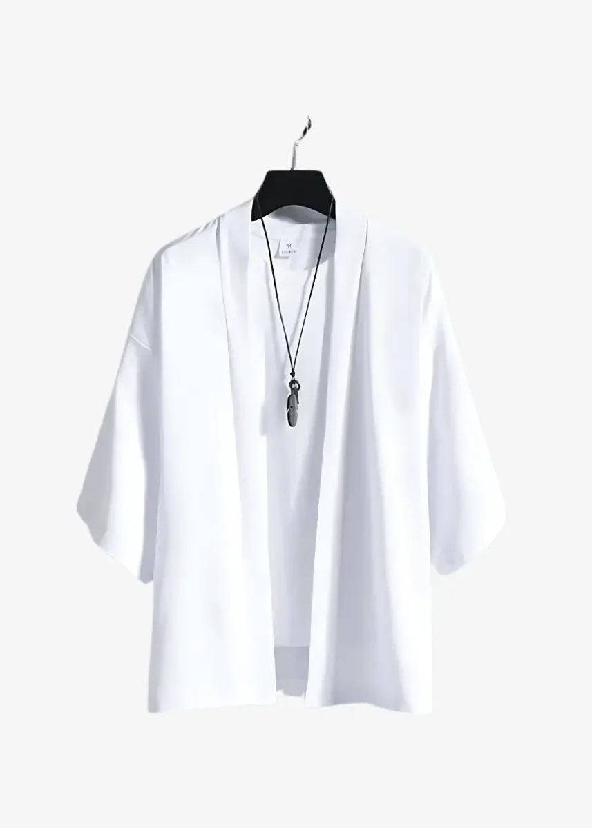 Veste Kimono Blanc