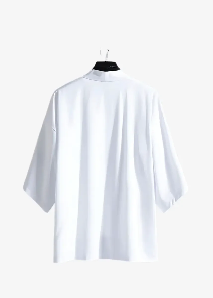 Veste Kimono Blanc – Image 3
