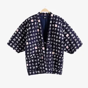 Veste Kimono Bleu Marine
