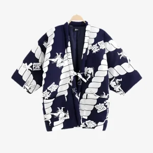 Veste Kimono Bleue