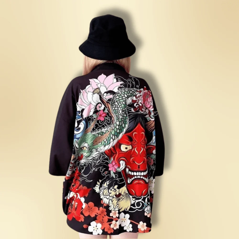 Veste kimono femme Distopia