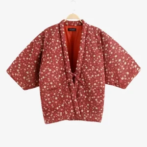 Veste Kimono Femme Fleur Nipponne