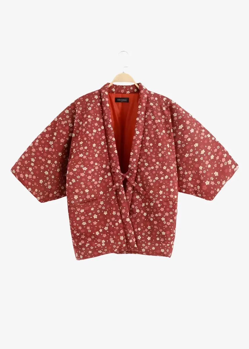 Veste Kimono Femme Fleur Nipponne – Image 2
