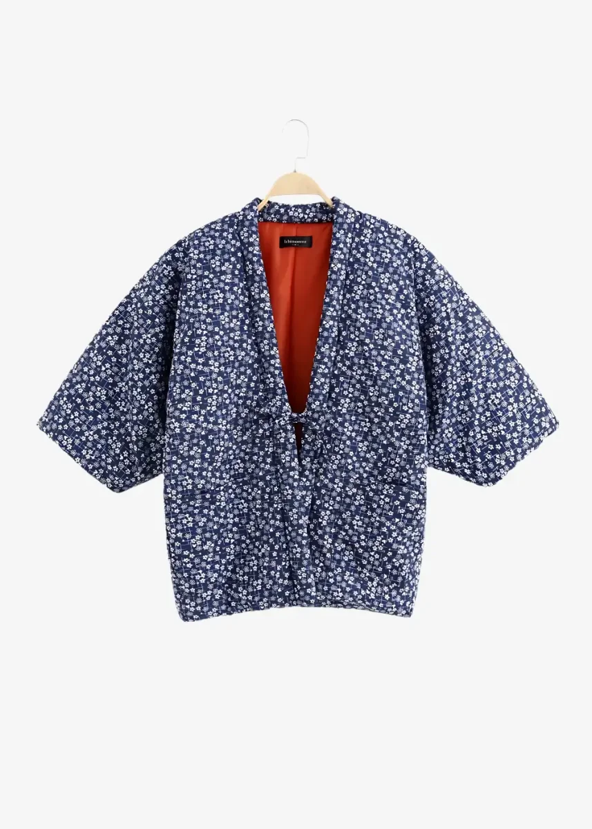 Veste Kimono Femme Fleur Nipponne – Image 3