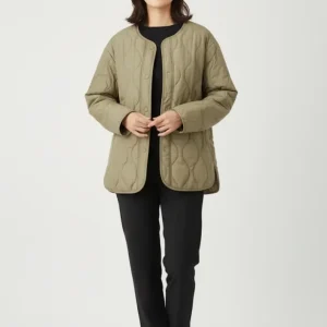 Veste Kimono Femme Kaki