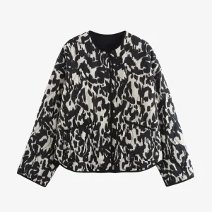 Veste Kimono Femme Noire Et Blanche