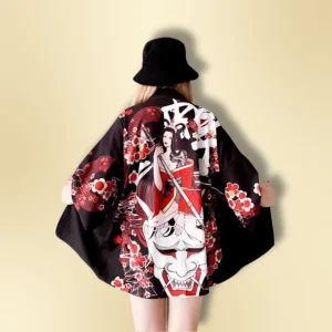 Veste kimono femme WhiteDevil