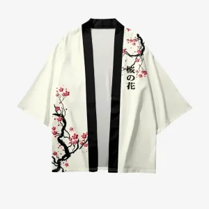 Veste Kimono Fleur De Cerisier