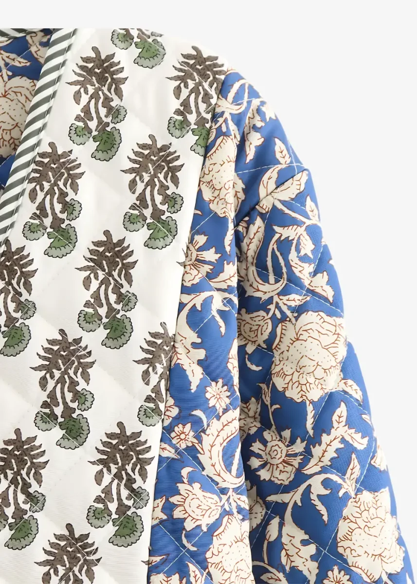 Veste Kimono Fleuri Femme – Image 4