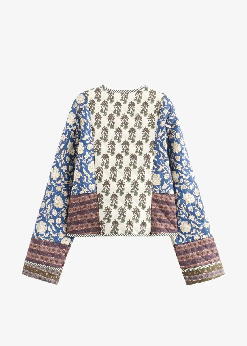 Veste Kimono Fleuri Femme – Image 3