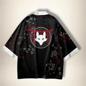 Veste kimono FoxFlowers