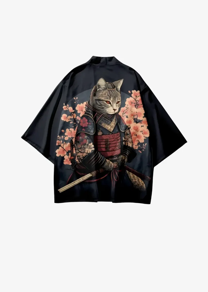 Veste Kimono Guerrier Chat – Image 5