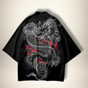 Veste kimono homme BlackDragon