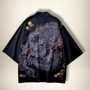 Veste kimono homme BlueDragon
