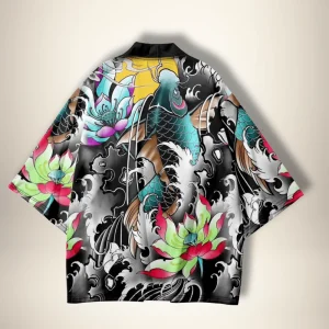 Veste kimono homme Carpe