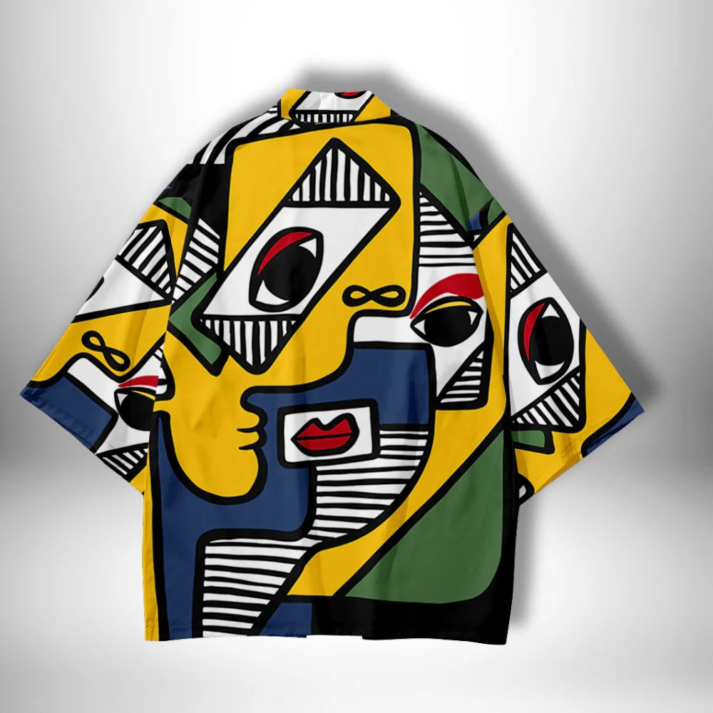 Veste kimono homme Eyes – Image 3