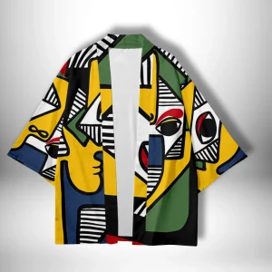 Veste kimono homme Eyes