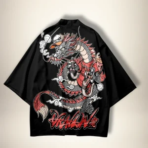 Veste kimono homme FunDragon