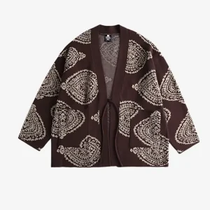 Veste Kimono Marron
