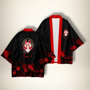Veste kimono Wolf